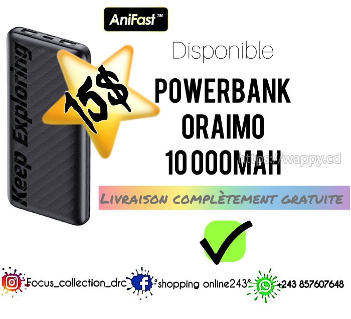 Powerbank ORAIMO authentique
