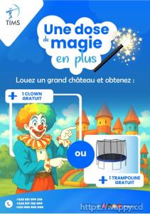Promotion Grand château gonflable