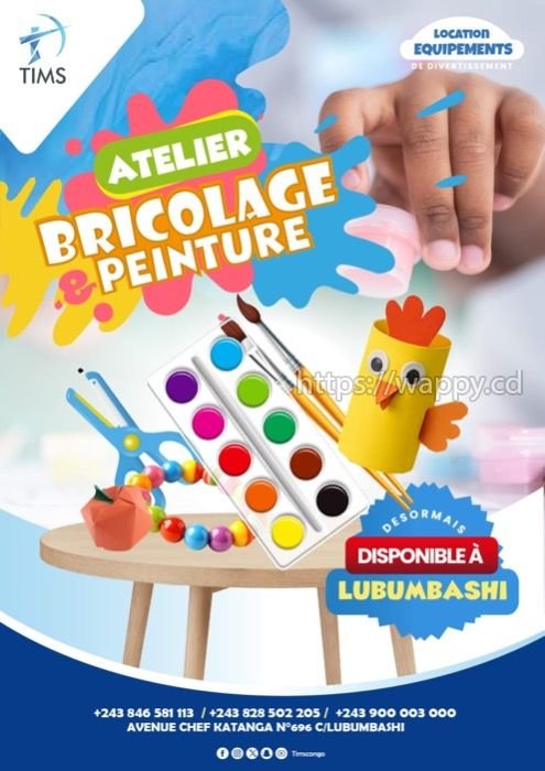 Atelier bricolage et peinture à thème
