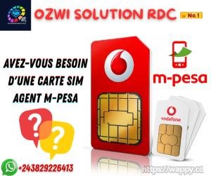 SIM AGENT MPESA ORANGE MONEY ET AUTRES DISPONIBLE