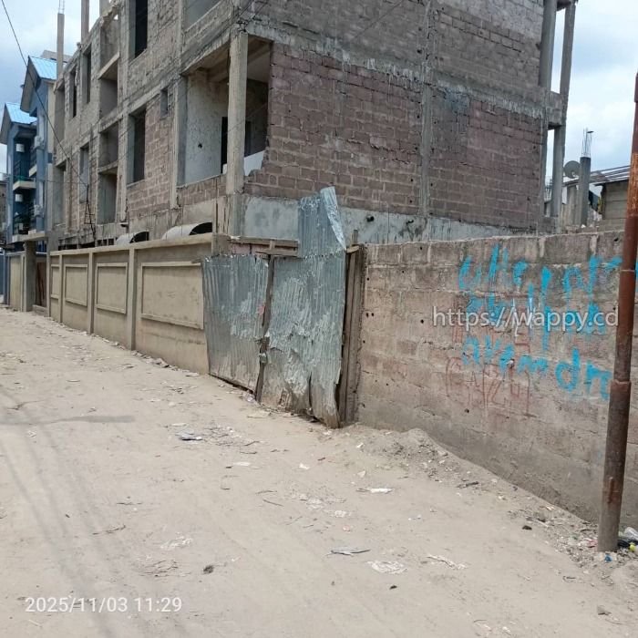 PARCELLE VIDE – LIMETE (1 ère rue funa)