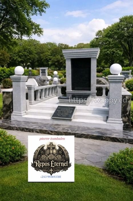 Pierres tombales des qualités à kinshasa