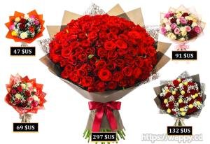 Magnifiques Bouquets de Fleurs Fraiches