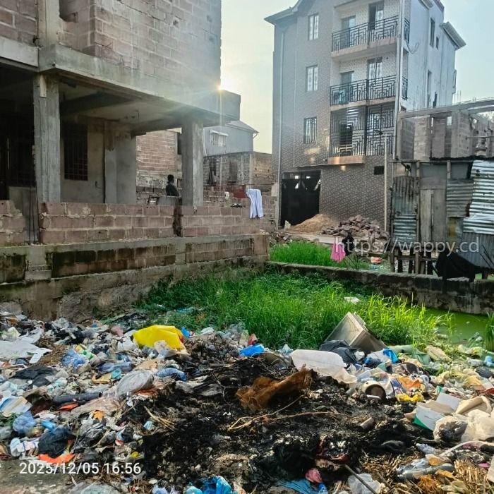 🏡 Parcelle (terrain vide) à Limete – 1ère rue