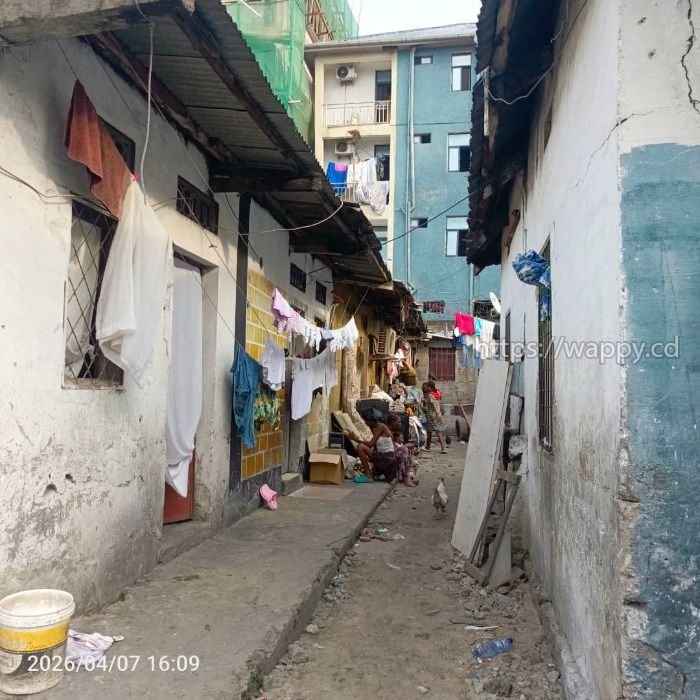 Parcelle à Lingwala, emplacement stratégique