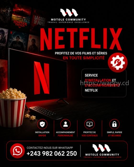Abonnement Netflix pour 3 mois