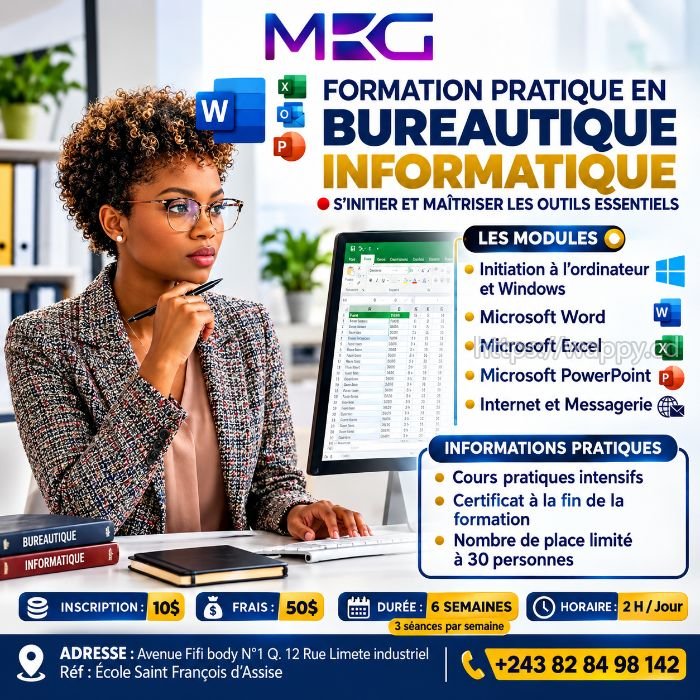 Formation en bureautique