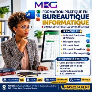 Formation en bureautique