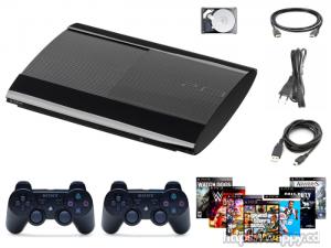 PlayStation 3 + 2 Manettes + 8 Jeux au choix