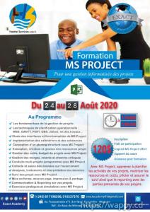 Formation sur le logiciel MS Project
