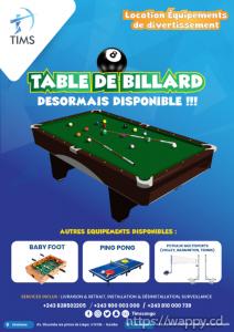 Location Table de billard