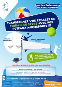 Location poteaux multisports