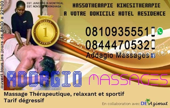 Massages sur deplacement ADDAGIO MASSAGES