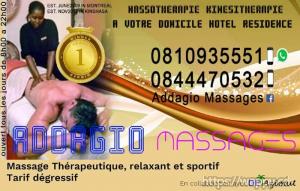 Massages sur deplacement ADDAGIO MASSAGES