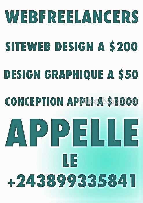 Conception application mobile pour $1000