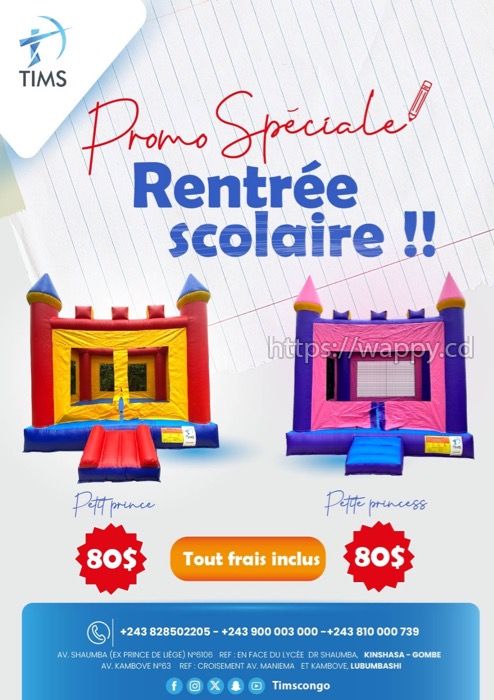 Promotion spéciale rentrée scolaire