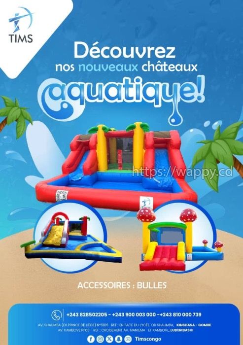 Location châteaux gonflables aquatiques